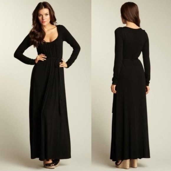 Rachel Pally Dresses & Skirts - RACHEL PALLY Black Zinta Fine-Knit Maxi Dress XXS